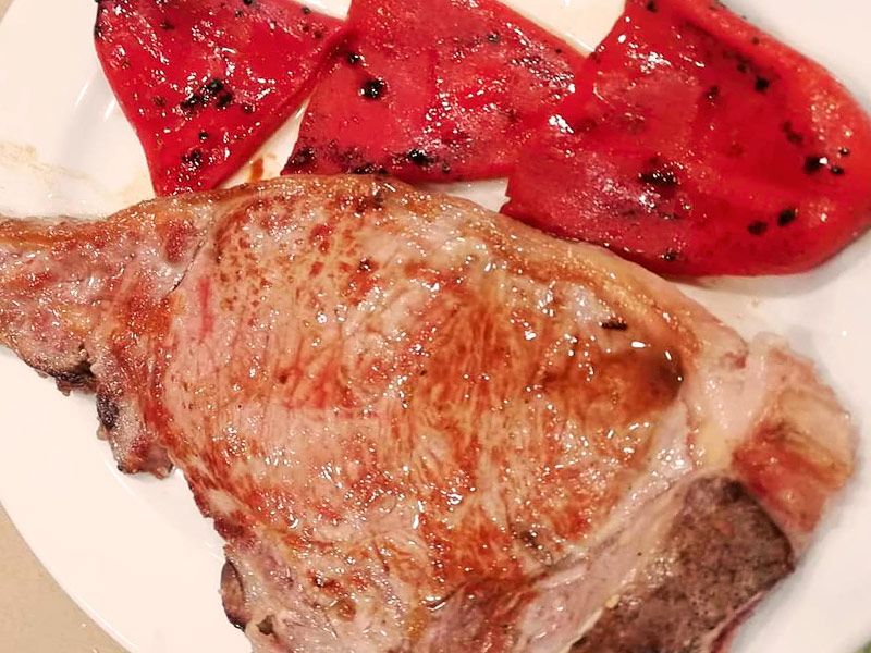 Plato casero en la estación de autobuses de Valladolid