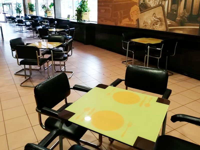 Interior de Cafetería en Estación de autobuses de Valladolid